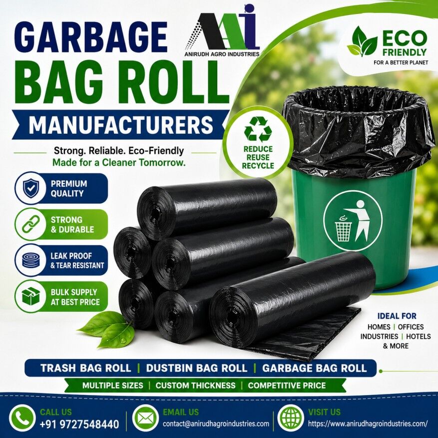 Ahmedabad, Household Items, INR 1000,  Premium Trash Bag Roll & Dustbin Bag Roll Manufacturer