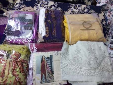 Riyadh, Household Items, SAR 199,  Ladies Embroidery Suite Stitched & Unstitched For Sale In Riyadh Only199SR