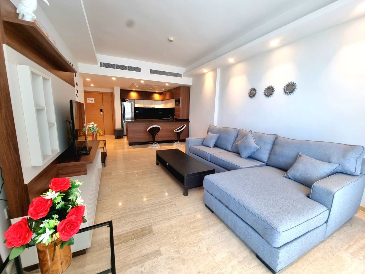 Amwaj Islands, Apartments, Flats, Houses & Villas, BHD 450/month,  Furnished,  2 BR,  135 Sq. Meter,  Delightful 2 BR + Maid Room FF Apartment With Big Balcony Dilmunia Island
