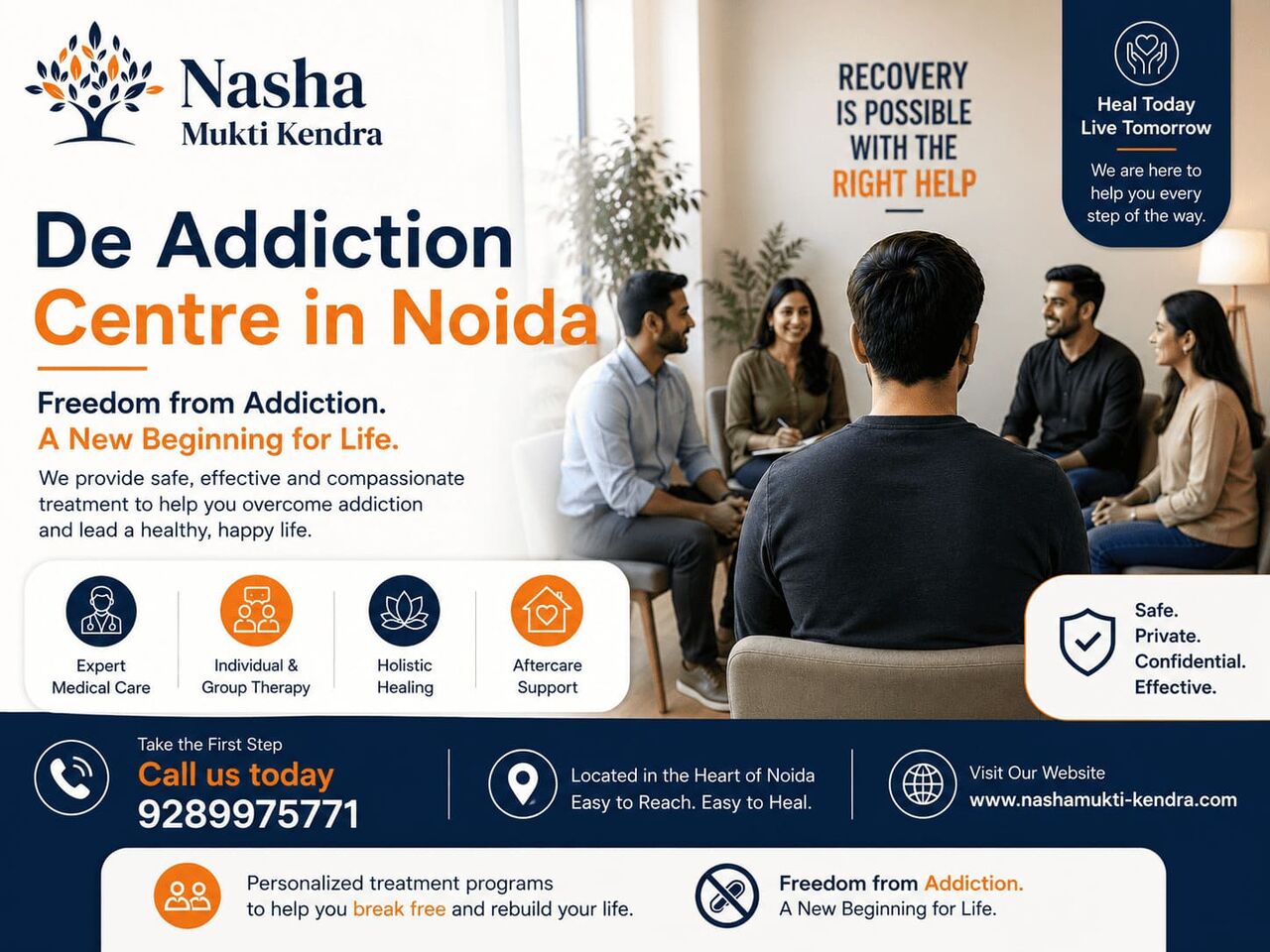 Noida, Health, Trusted De Addiction Centre In Noida For Complete Recovery Care
