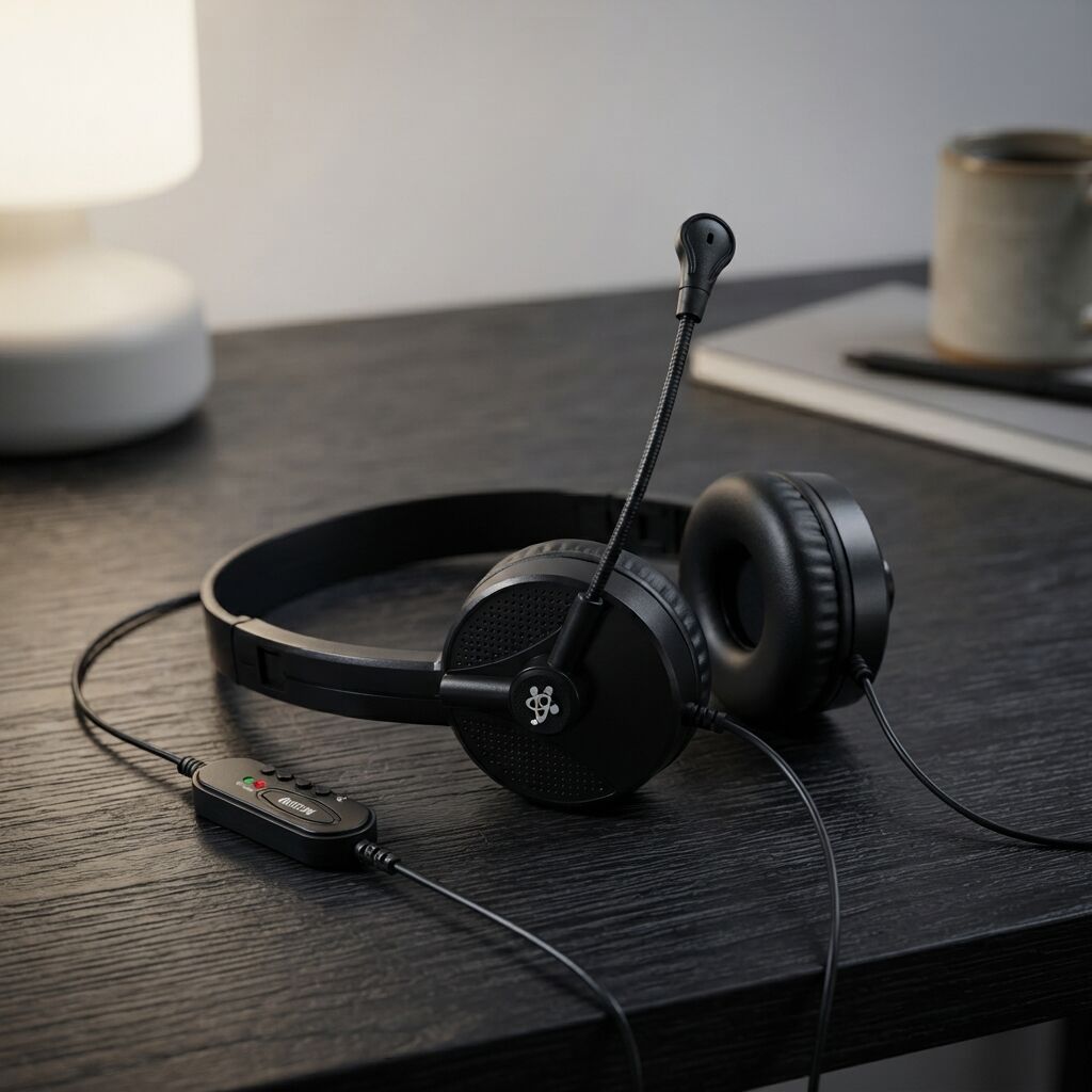 New Delhi, Electronics, INR 1239,  Metaind MT50 USB Headset With ENC Mic For Office & Calls