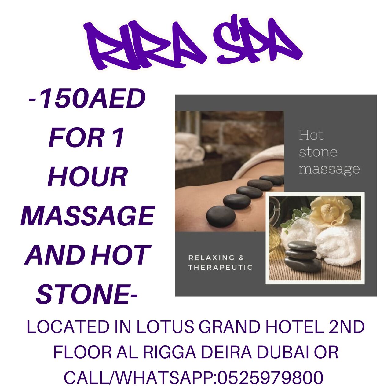 Al Rigga, Health, Rira Spa Offer 7/23/2026