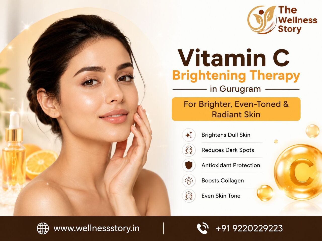 Gurugram, Health, Best Vitamin C Brightening Therapy In Gurugram | Wellness Story
