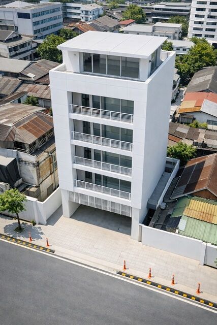 Bangkok, Villas, THB 419999,  102 Sq. Feet,  MRT Hua Lamphong 780m. Si Phraya, New 7-story Office Building With Rooftop, 1210 Sq M.,