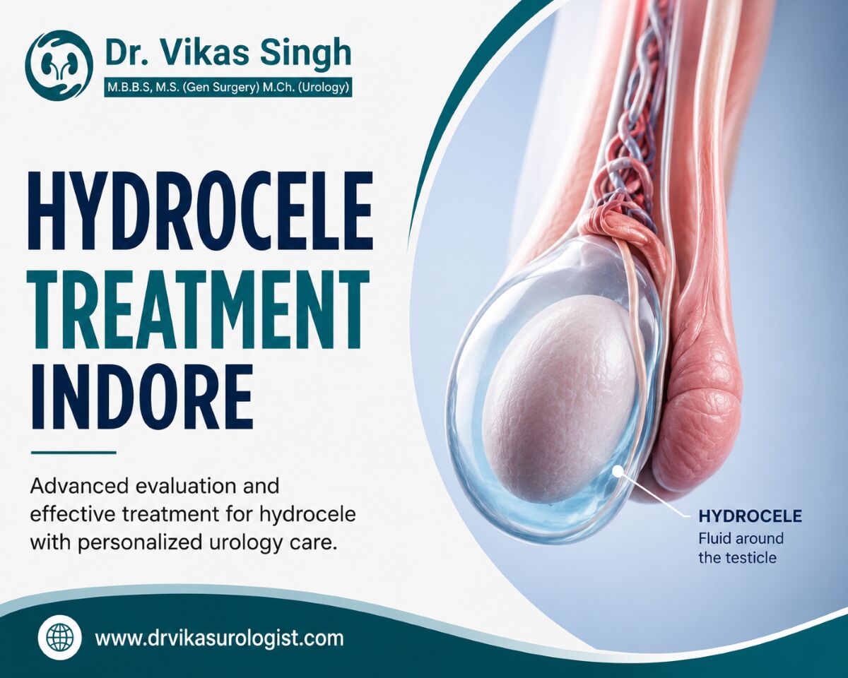 Indore, Health, Expert Hydrocele Management With Advanced Urology Support