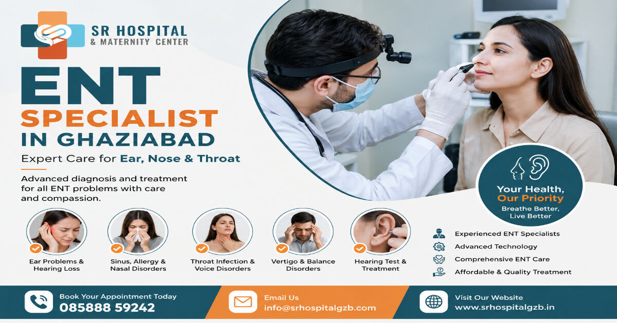 Ghaziabad, Medical, Best ENT Specialist In Ghaziabad | Expert ENT Care At SR Hospital