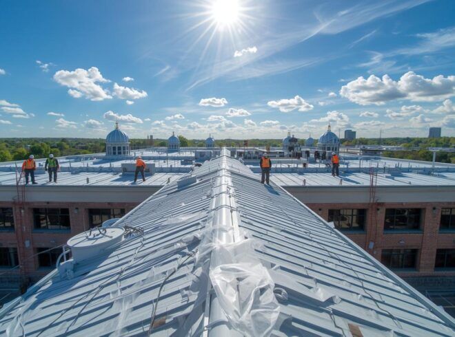 New York, Business, Expert Metal Roof Painting Contractors For Durable Finishes