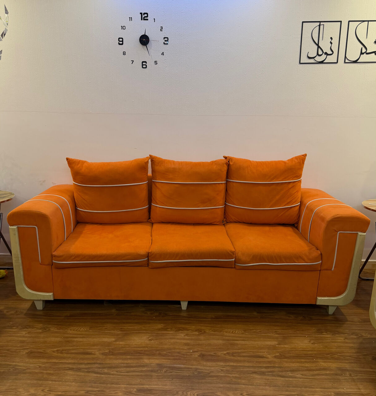 Dhahrat Laban, Furniture, SAR 550,  🛋️ 7-Seater Sofa Set For Sale – Excellent Condition | Only 550 SAR