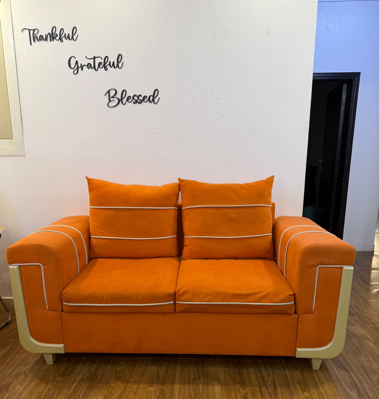 Dhahrat Laban, Furniture, SAR 550,  🛋️ 7-Seater Sofa Set For Sale – Excellent Condition | Only 550 SAR