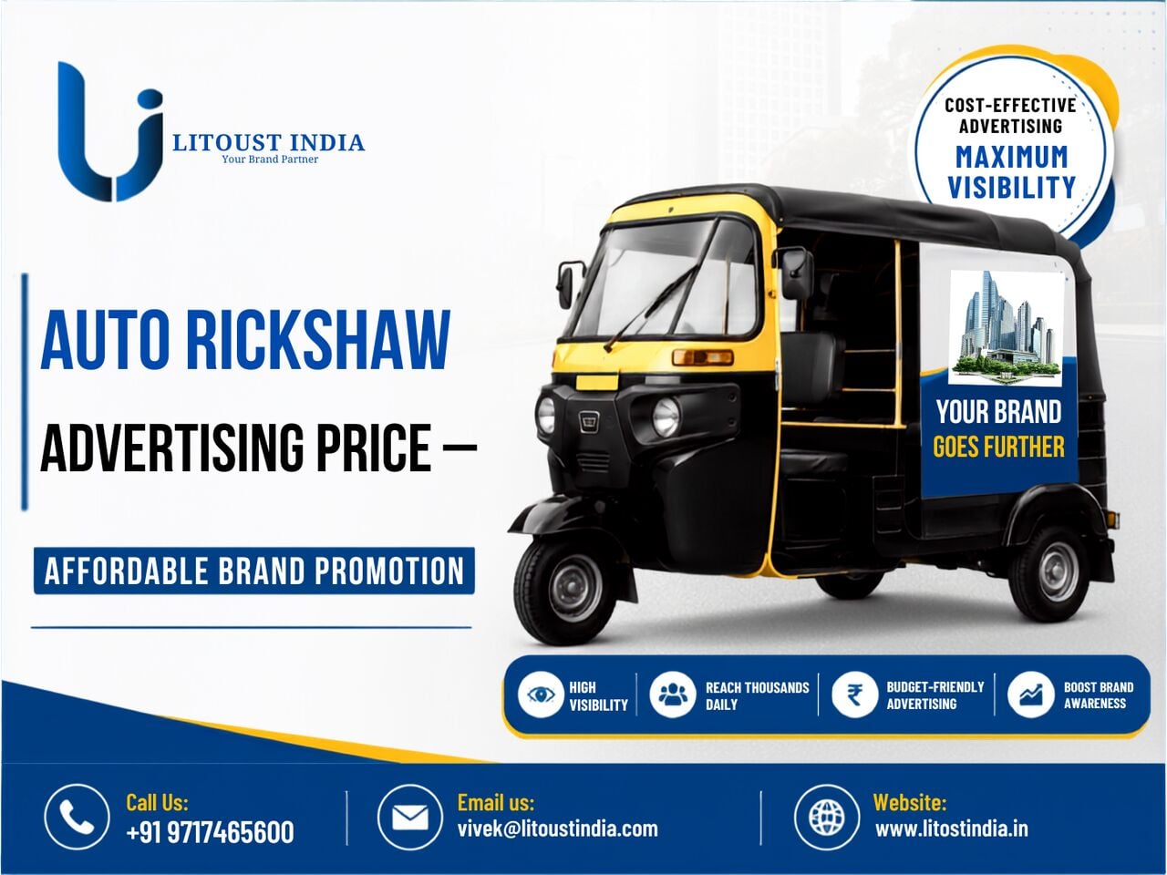 Greater Noida, Marketing, Auto Rickshaw Advertising Price &ndash; Affordable Brand Promotion