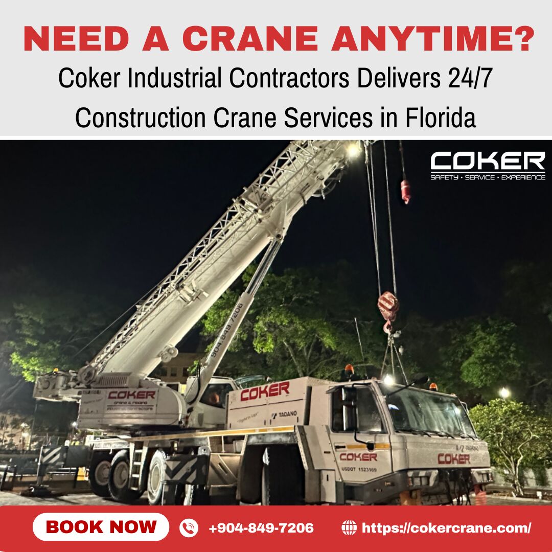New York, Construction, Coker Industrial Contractors | Crane And Rigging Florida Experts