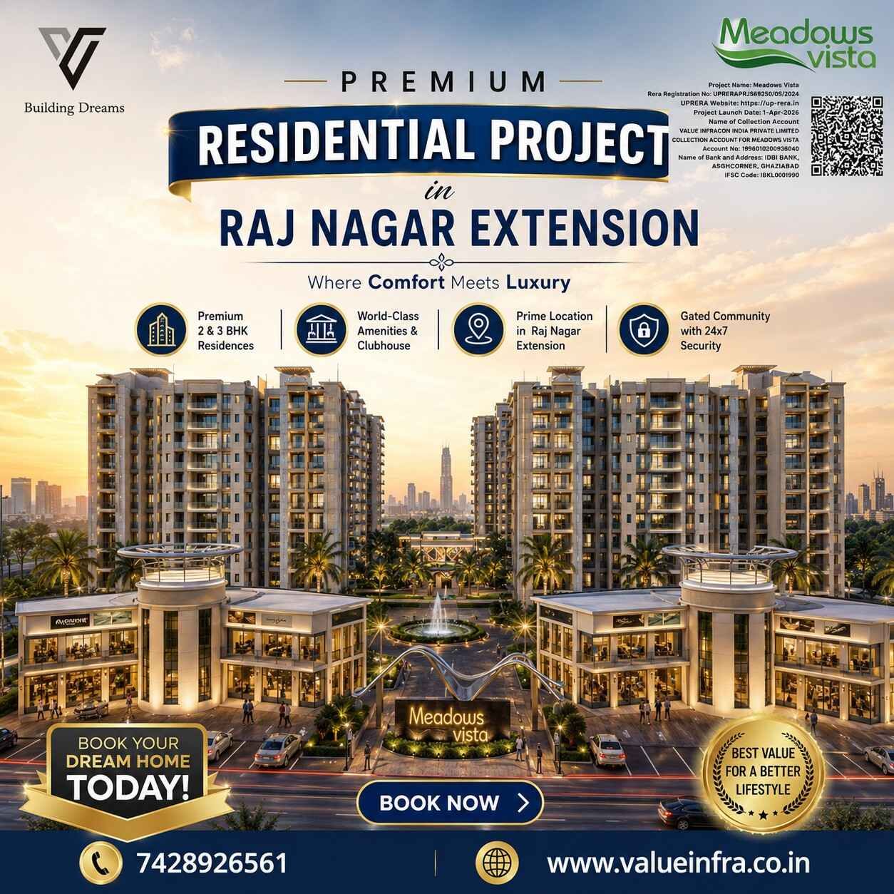Ghaziabad, Real Estate, Premium Residential Project In Raj Nagar Extension