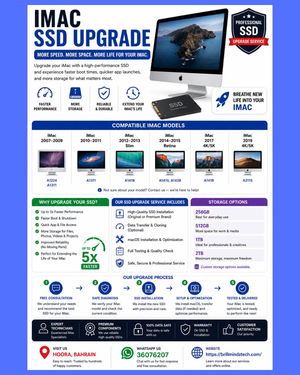 Hoora, Computer, MacOS,Windows Installation ,Laptop Keybaord ,Battery,Ram Upgrade,Replacement