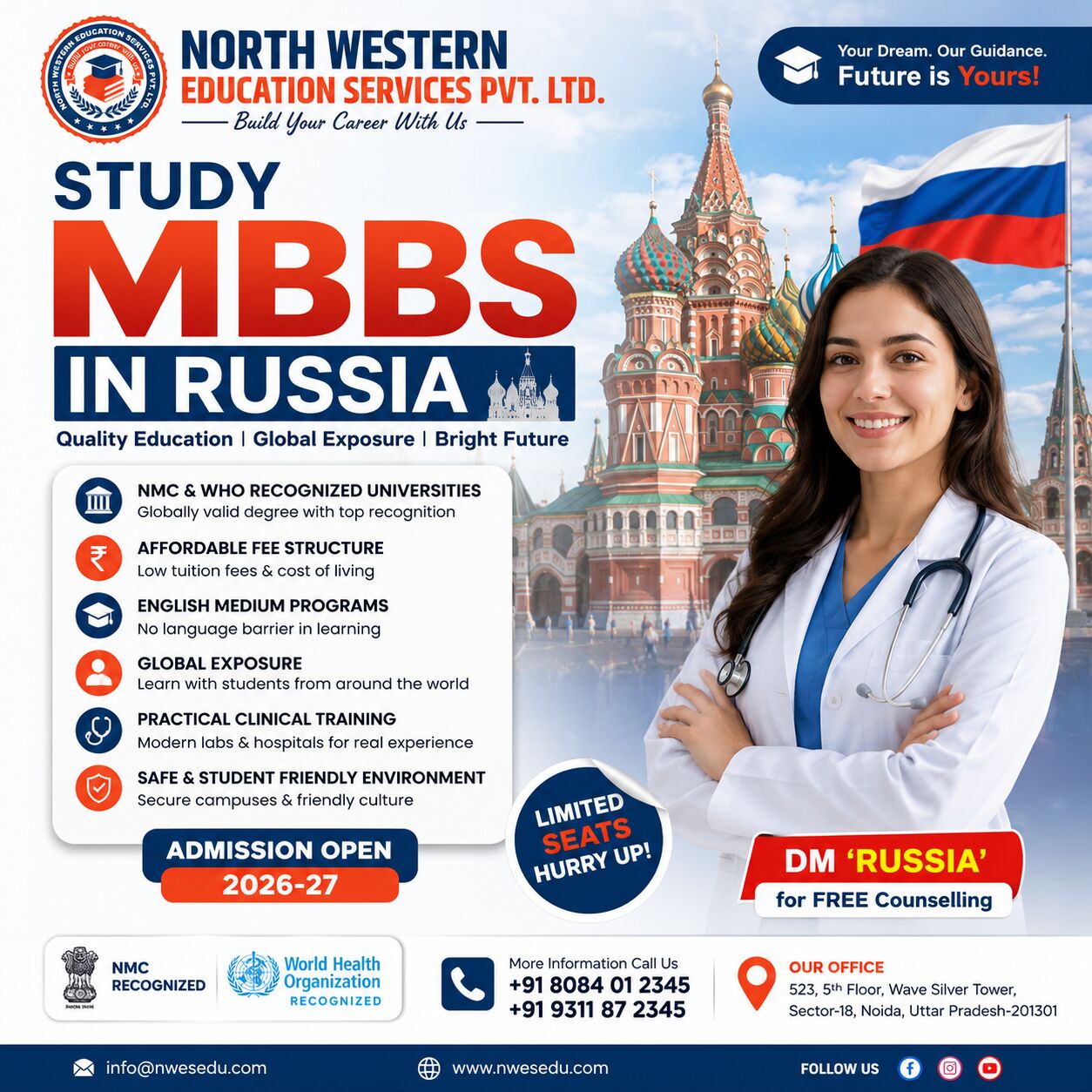 Mumbai, Counseling, 🚨 Russia Is Calling... Will You Answer? 🇷🇺🩺