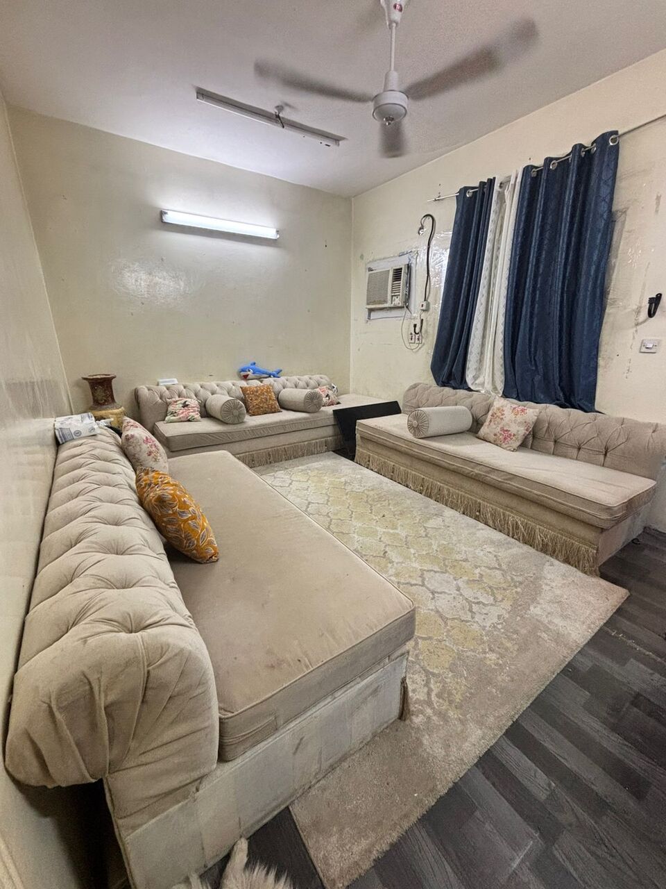Al Wizarat, Furniture, SAR 1000,  Bunk Bed With Mattress And Sofa Set With Tea Table, Carpet.