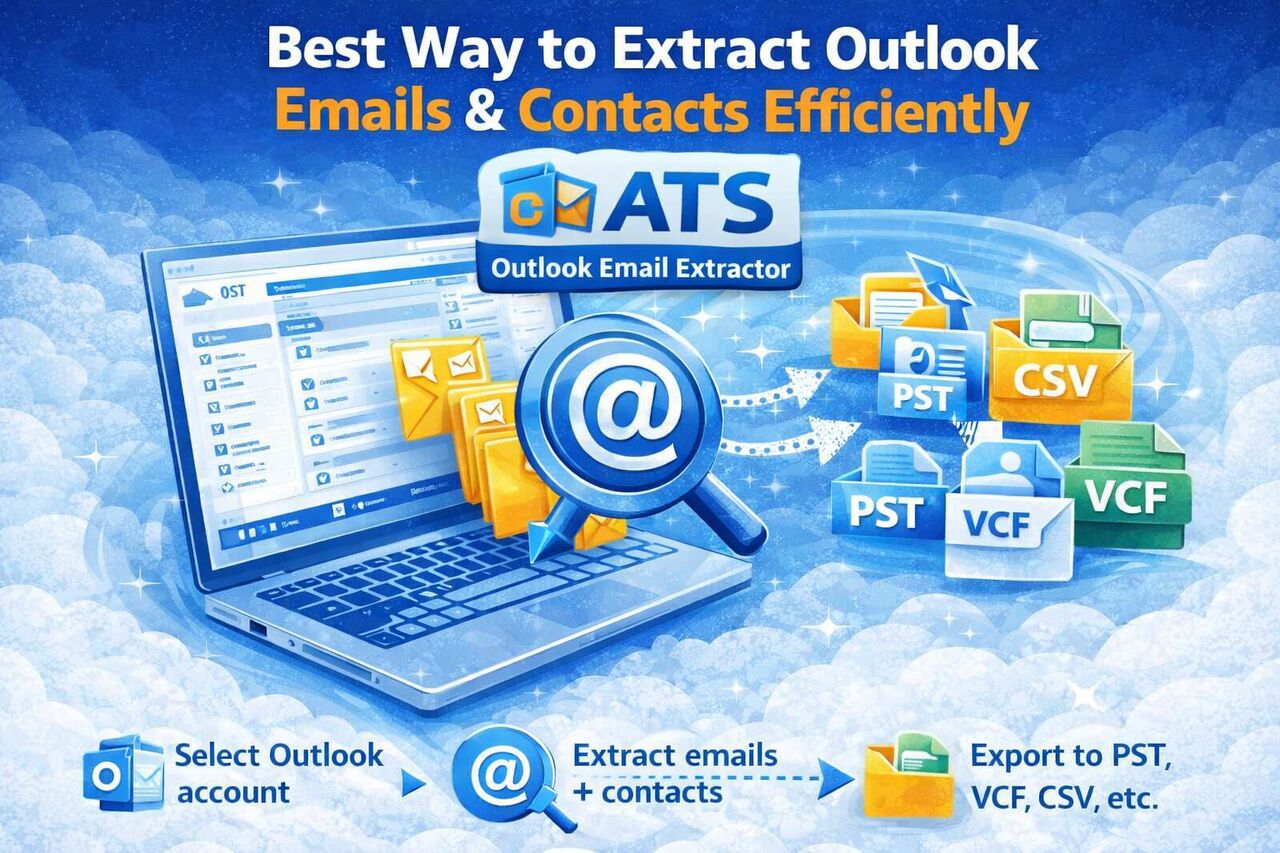 Paris, Computer, Extract Email Addresses From Outlook PST Files In Minutes
