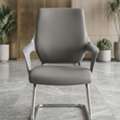 BHD 50,  PU LATHER OFFICE CHAIR