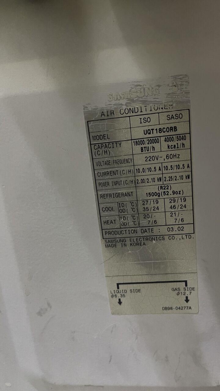 Riyadh, Electronics, SAR 1800,  Used Split AC Units For Sale (GREE & SAMSUNG)