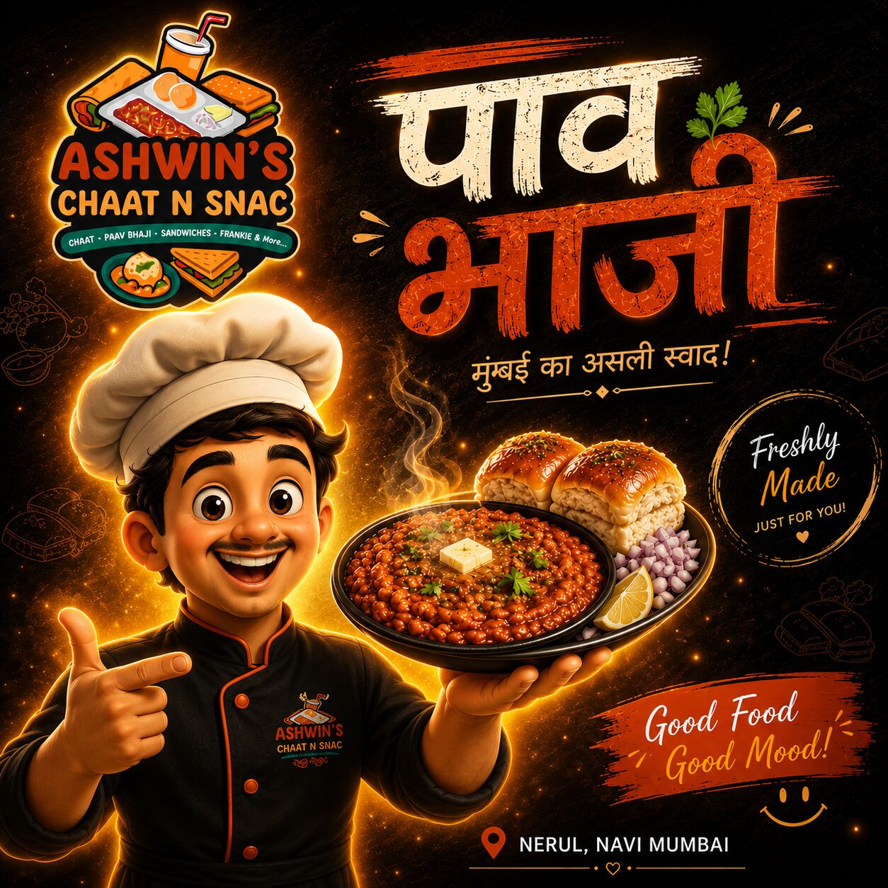 Navi Mumbai, Food & Drink, Best Pav Bhaji In Nerul &ndash; Authentic Mumbai Taste
