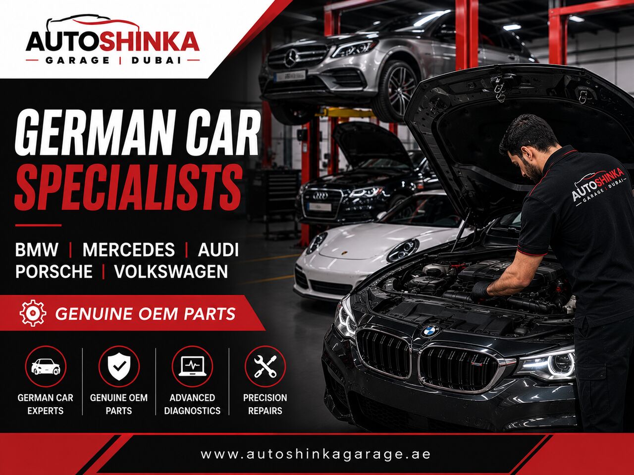 Dubai, Automotive, German Car Specialists &ndash; BMW, Mercedes, Audi, Porsche & Volkswagen &ndash; Genuine OEM Parts