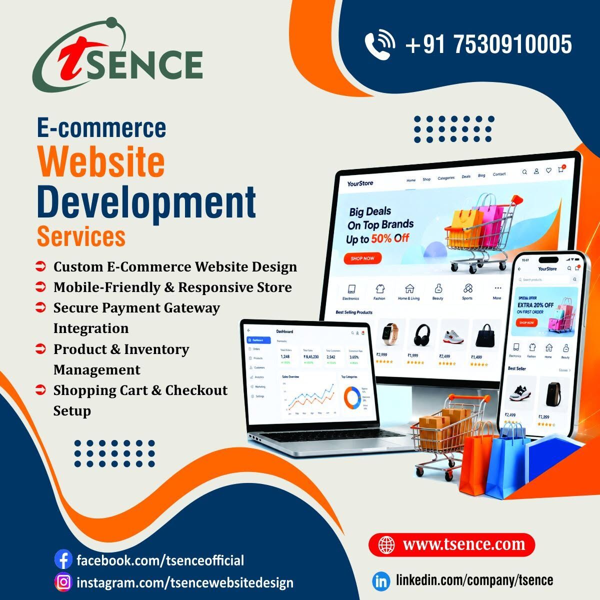 Mumbai, Web Design & Development, Affordable Custom Web Design, Mobile Apps & SEO Agency - TSENCE