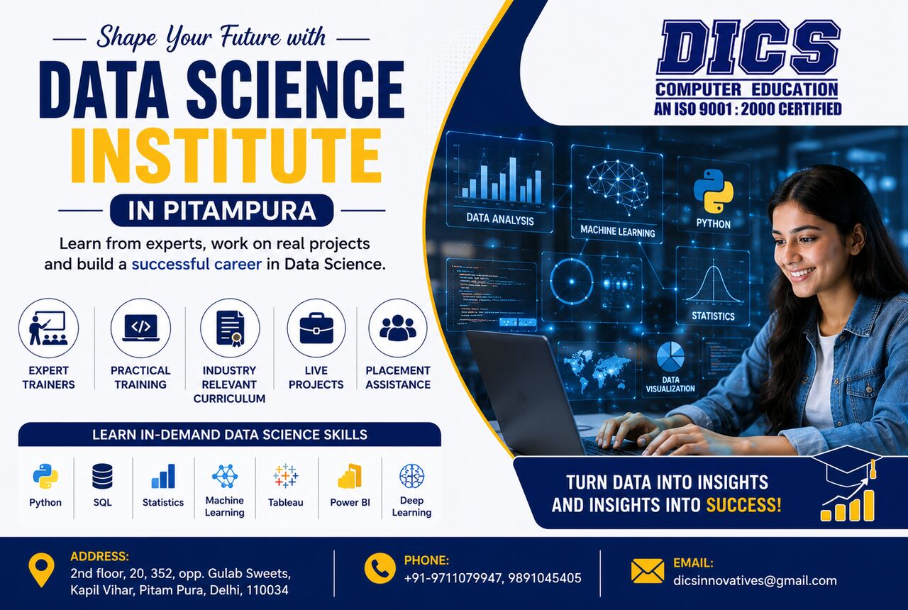 New Delhi, Education, Learn At The Best Data Science Institute In Pitampura | DICS