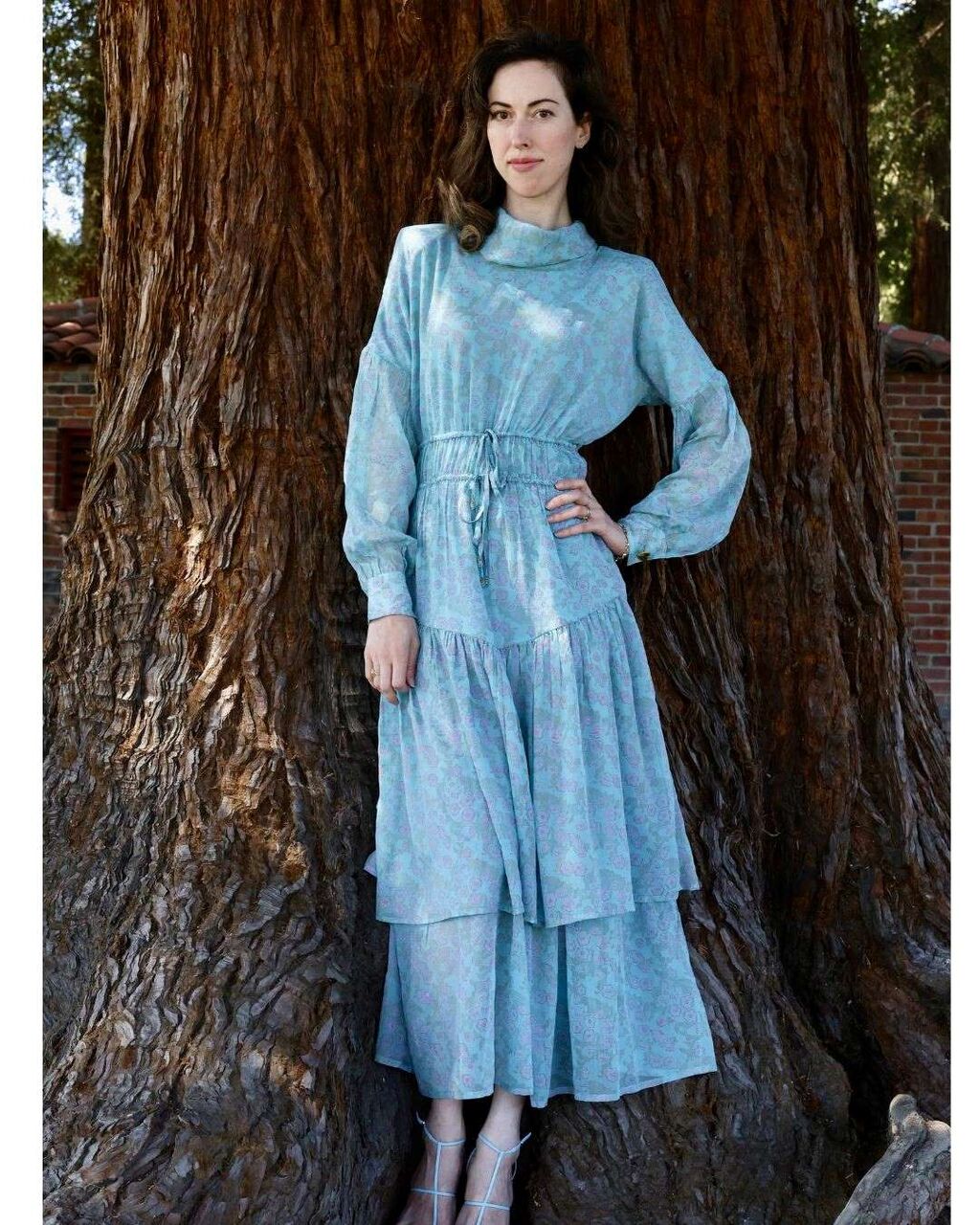 New York, Business, Handcraft Printed Maxi Dress Online V