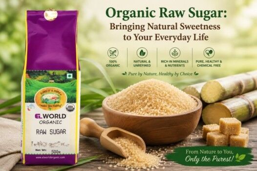 Noida, Food, INR 72,  Why Choose Organic Raw Sugar For Everyday Sweetness