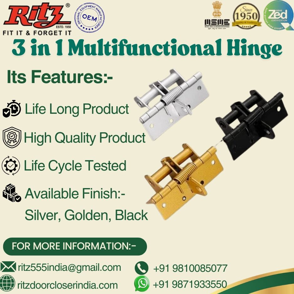 Mumbai, Heavy Equipment, 3-in-1 Multifunctional Hinge