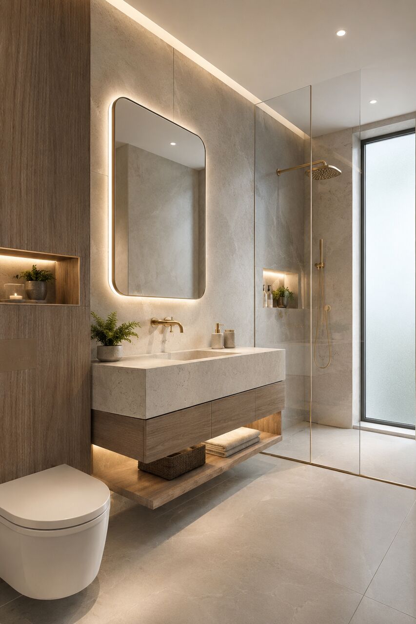 Dubai, Interior Design, Bathroom Vinyl Wrapping Dubai | Waterproof Bathroom Makeover Without Renovation