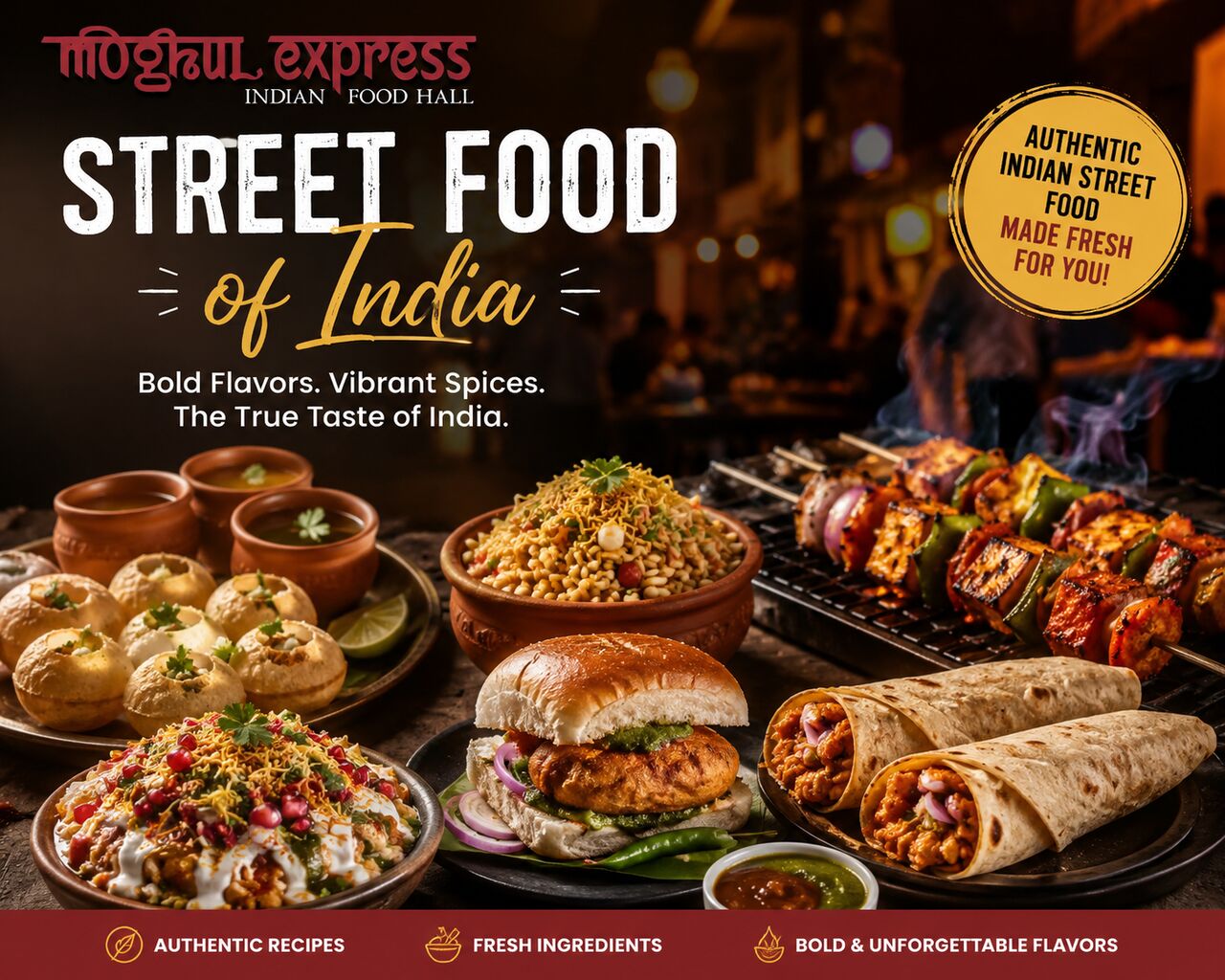Kabul, Restaurants, Explore The Authentic Street Food Of India At Moghul Express