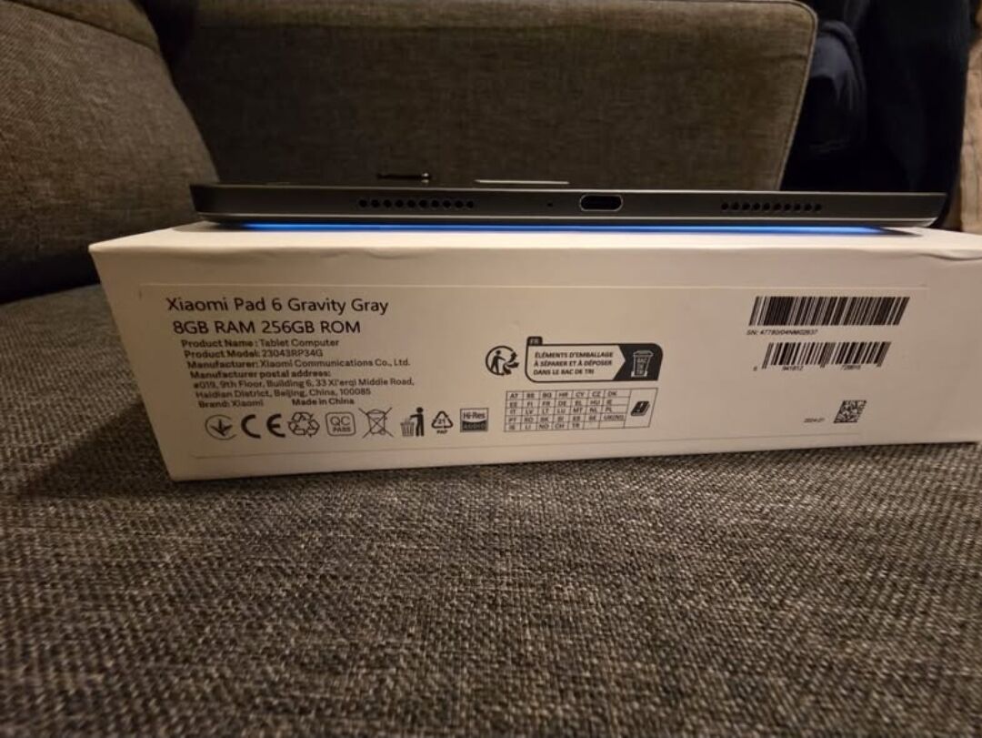 Al Sulaymaniyyah, Tablet Computers, SAR 750,  Xiaomi Pad 6 Tablet 256GB With Pencil And Case