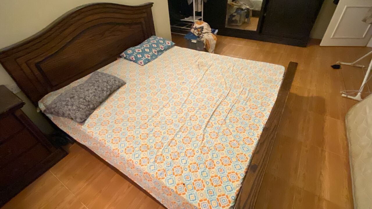 Isa Town, Furniture, BHD 1,  Bed With Side Table And Cupboard