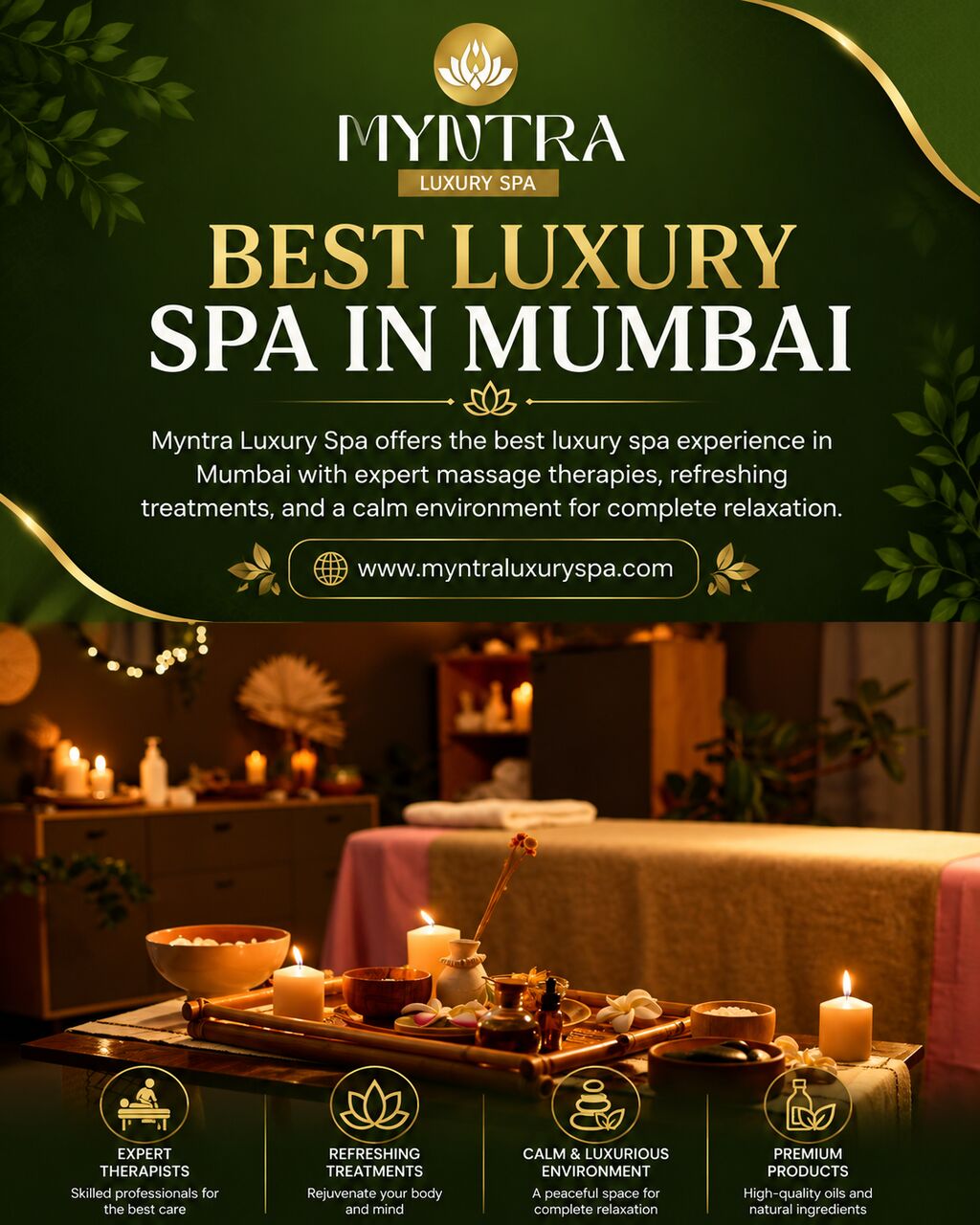 Mumbai, Business, Best Luxury Spa In Mumbai - Myntra Luxury Spa