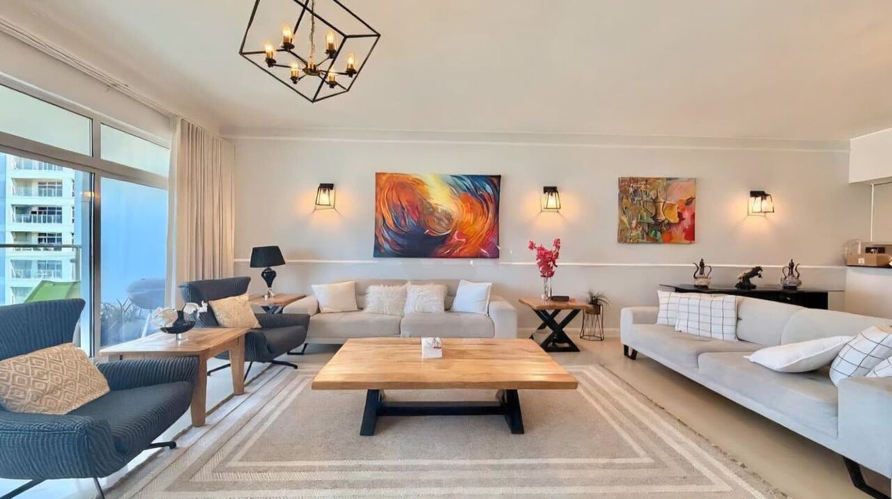 Amwaj Islands, Apartments, Flats, Houses & Villas, BHD 700/month,  Furnished,  4 BR,  200 Sq. Meter,  Spacious 4 BR FF Apartment With Balcony Close To Lagoon Park