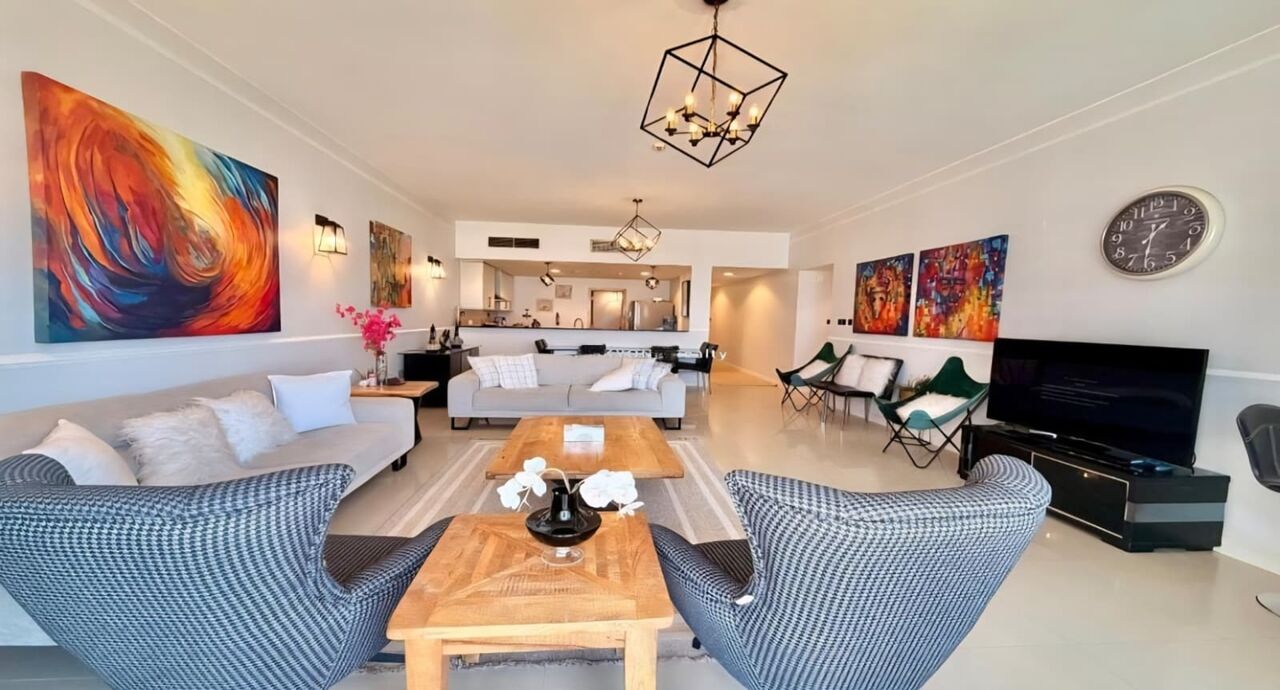 Amwaj Islands, Apartments, Flats, Houses & Villas, BHD 700/month,  Furnished,  4 BR,  200 Sq. Meter,  Spacious 4 BR FF Apartment With Balcony Close To Lagoon Park