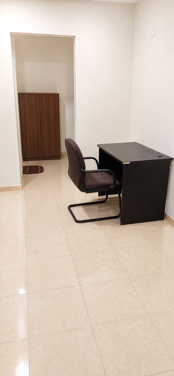 Al Rehab, Furniture, SAR 550,  Elegant Black Glass Dining Table, Kids Trampoline, 7-seater Sofa With 2 Tables.