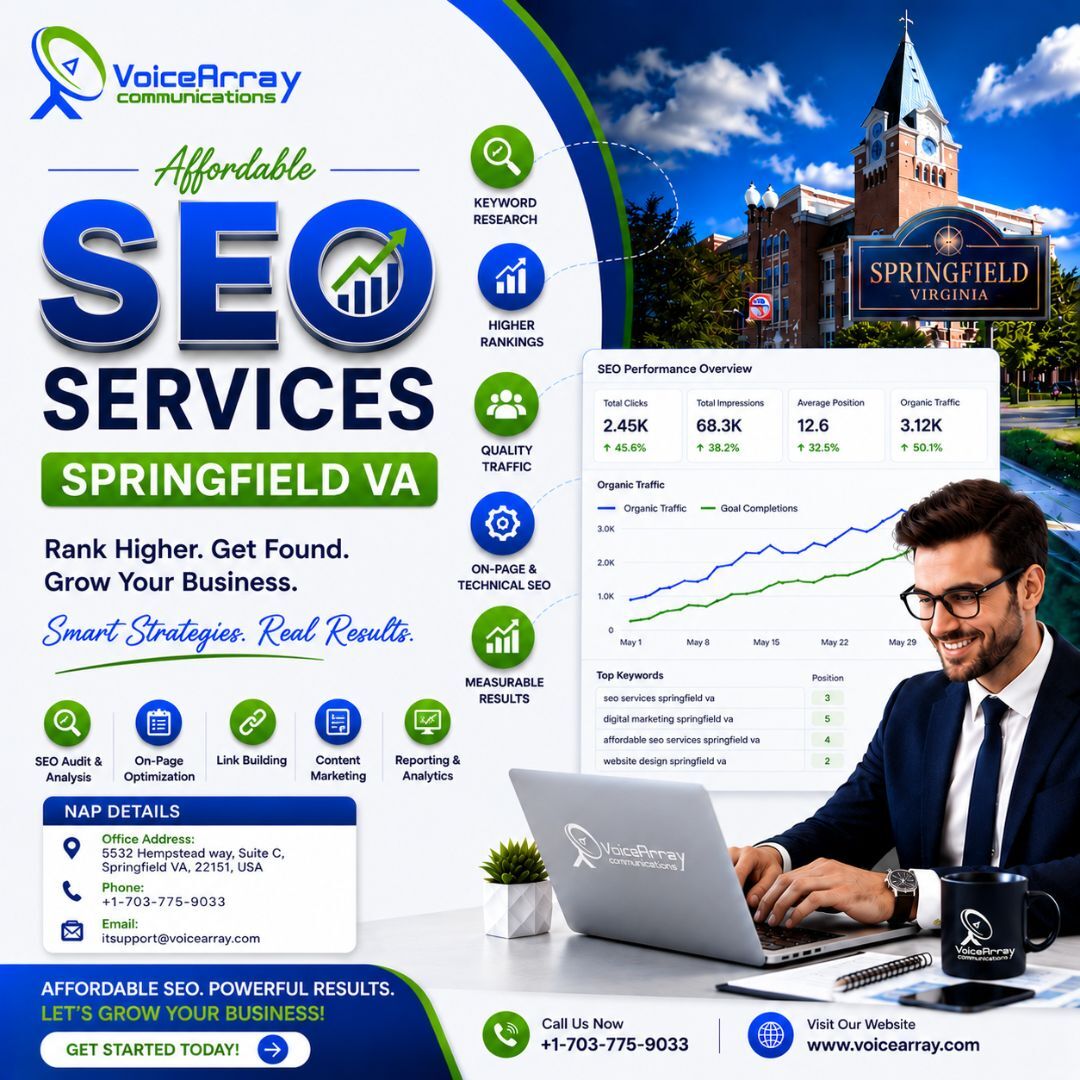 Washington DC, Marketing, SEO Company In Springfield VA | Local SEO & Digital Marketing Experts