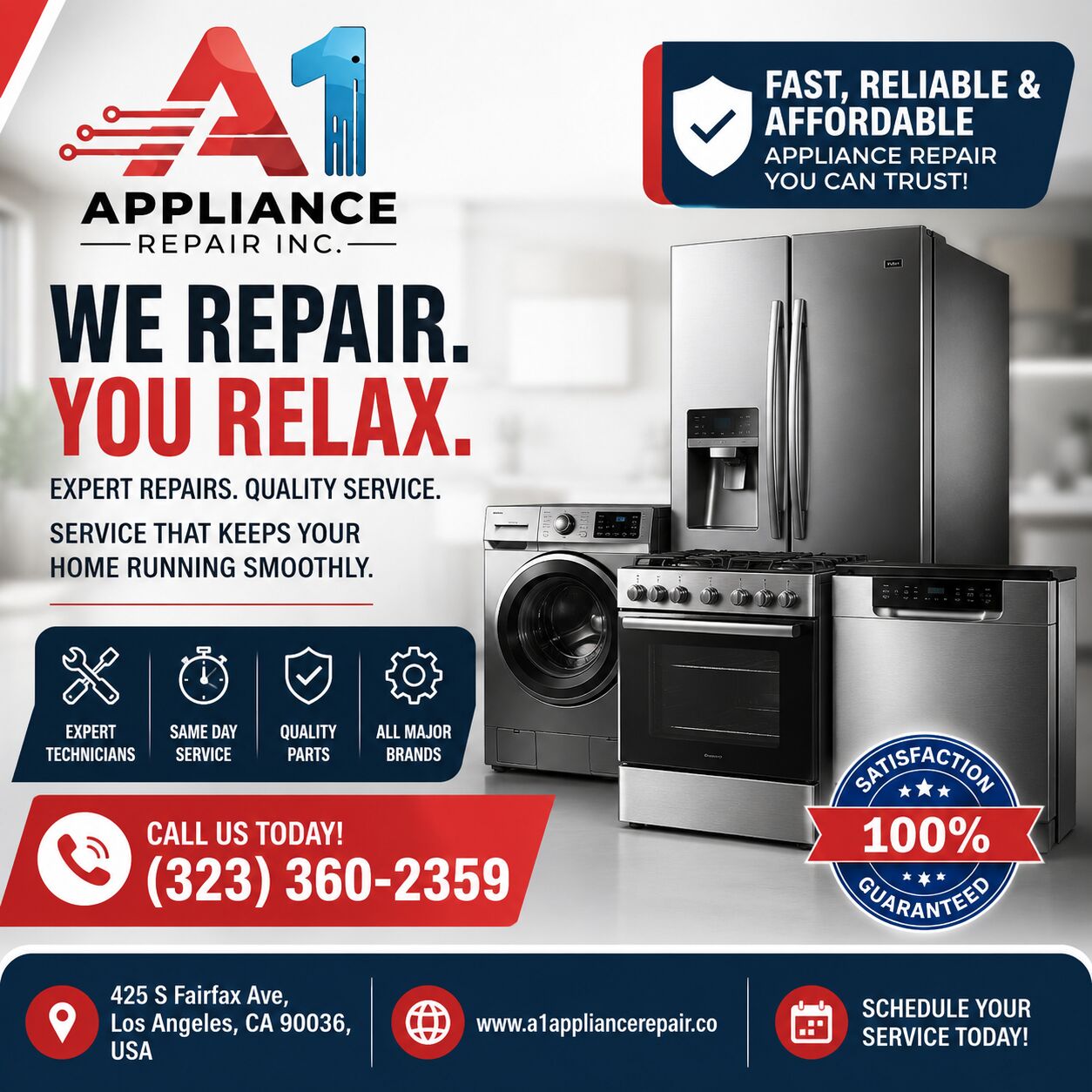Los Angeles, Appliance Repair, Heater Repair Los Angeles