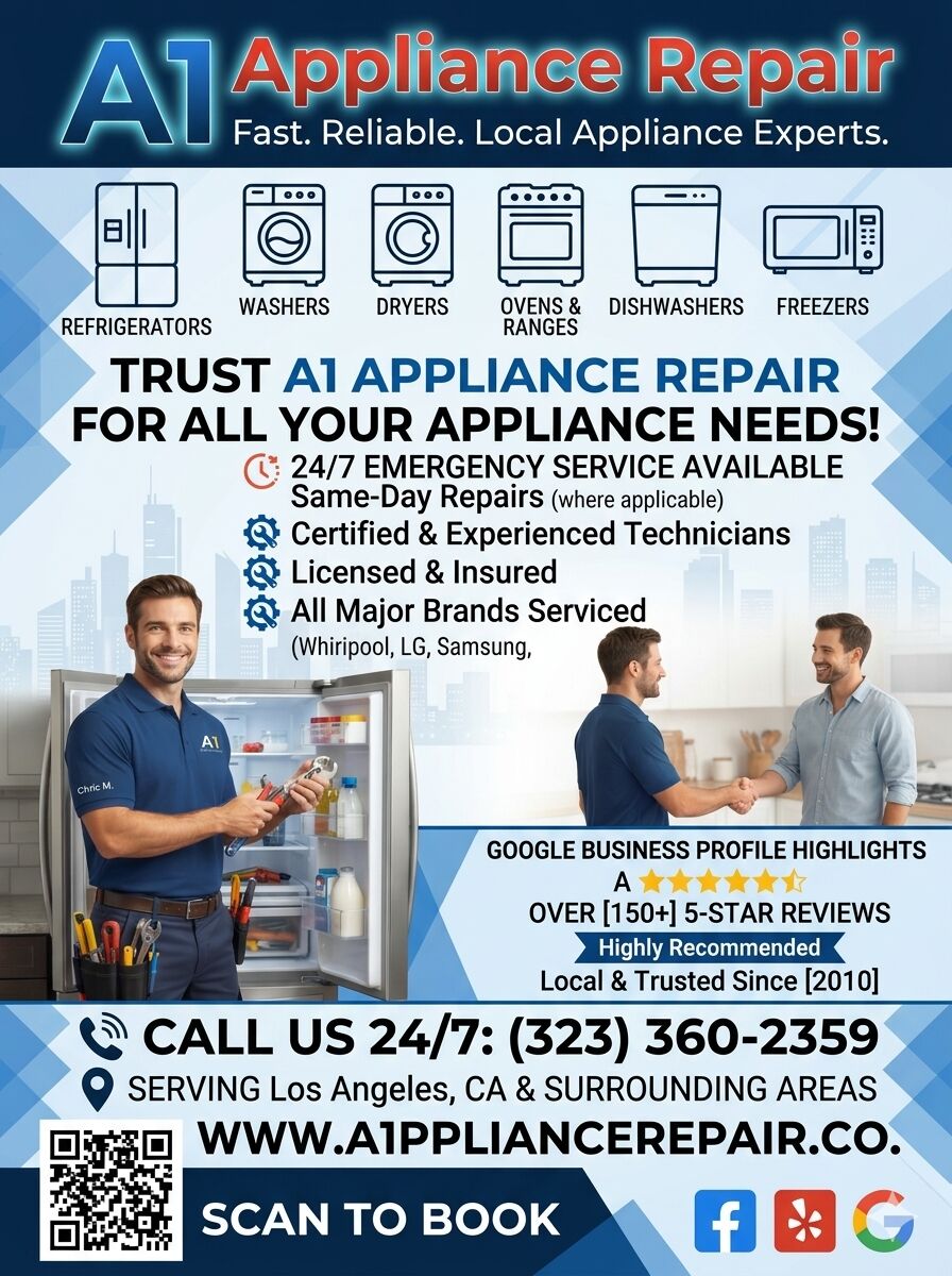 Los Angeles, Appliance Repair, Heater Repair Los Angeles