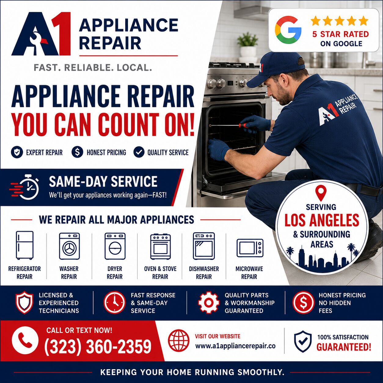 Los Angeles, Appliance Repair, Heater Repair Los Angeles
