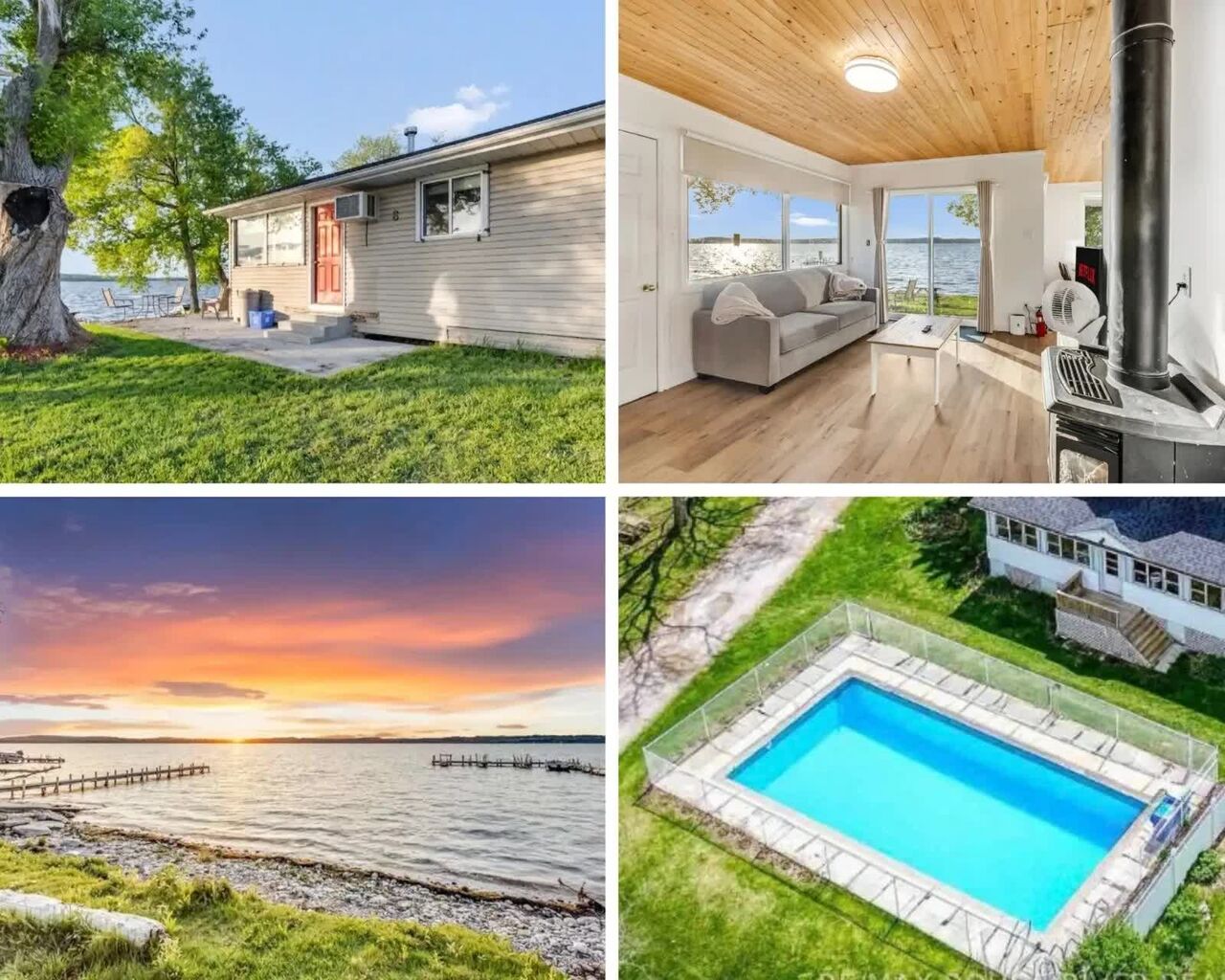 Toronto, Travel, Premium Waterfront Cottage Retreats On Beautiful Rice Lake