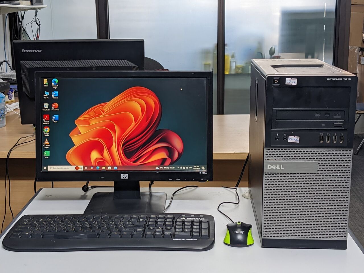 Manama, Computers, BHD 58,  Dell Core I7 3.4Ghz PC 8GB RAM 120GB SSD + 500GB HDD 19" Monitor OS 11 & Office 2024 Ready