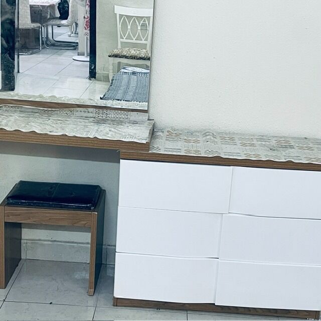 Riyadh, Furniture, SAR 2300,  Bedroom Furniture For 3 Rooms.dinning Table 6 Seat With Adjustable Table Length. Very Good