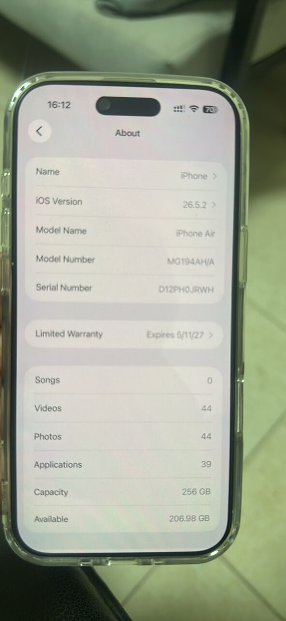 Riyadh, Mobile Phones, SAR 3800,  Iphone 17 Air