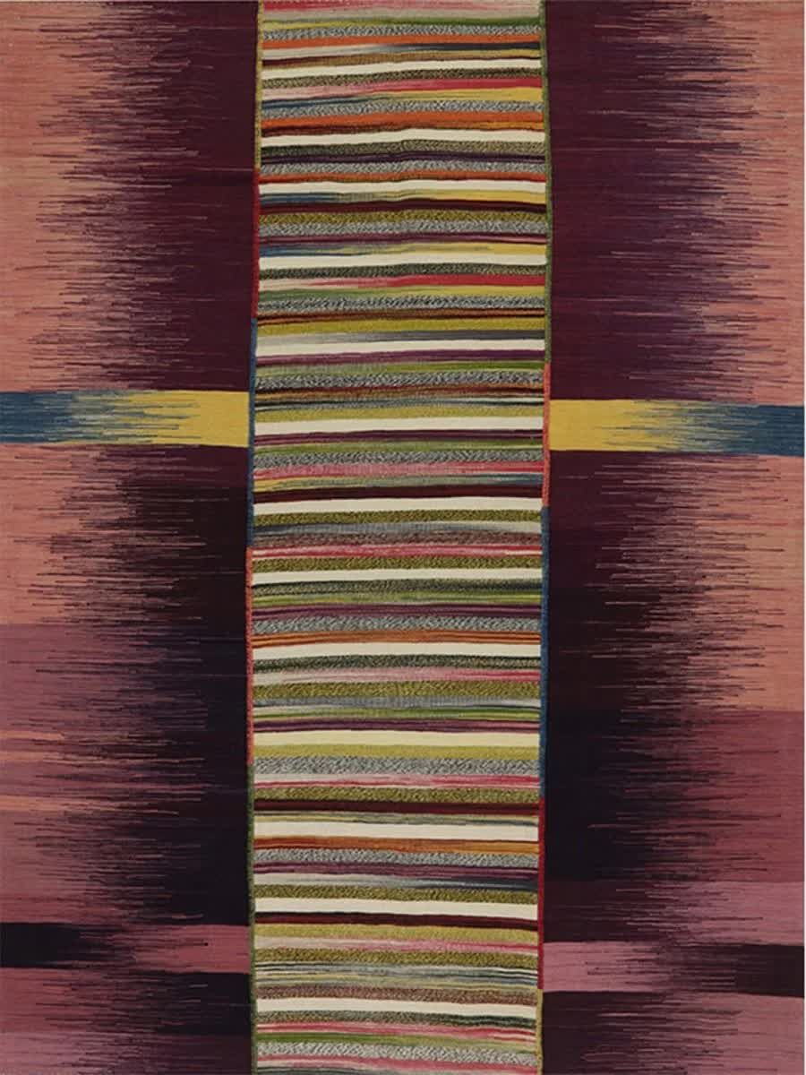 New York, Furniture, USD 620,  5x7 Purple Persian Kilim Area Rug In DFW TX