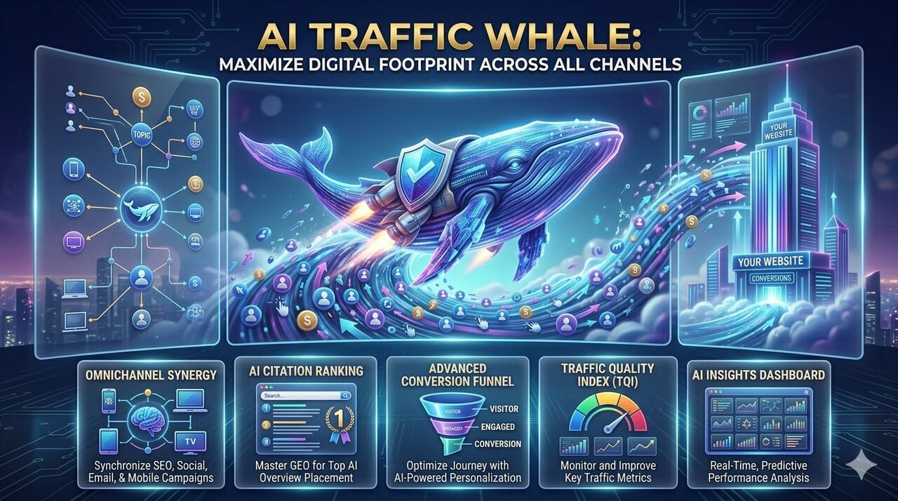 Austin, Marketing, Looking For A Smarter Way To Improve Your Online Traffic? Discover AI Traffic Whale
