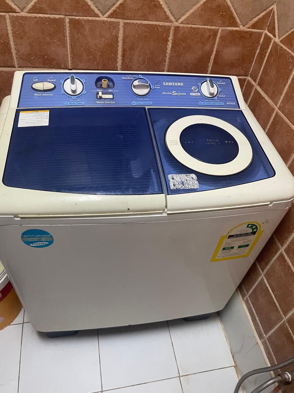 Riyadh, Appliances, SAR 700,  Gibson Refrigerator And Samsung Manual Washing Machine For Sale
