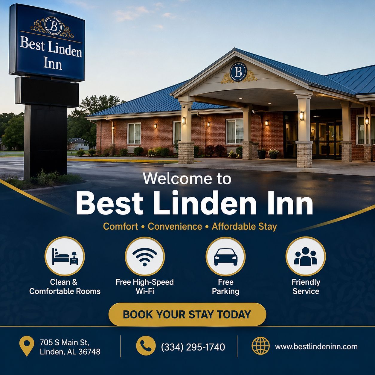New York, Travel, Budget Motel Rooms Linden, AL