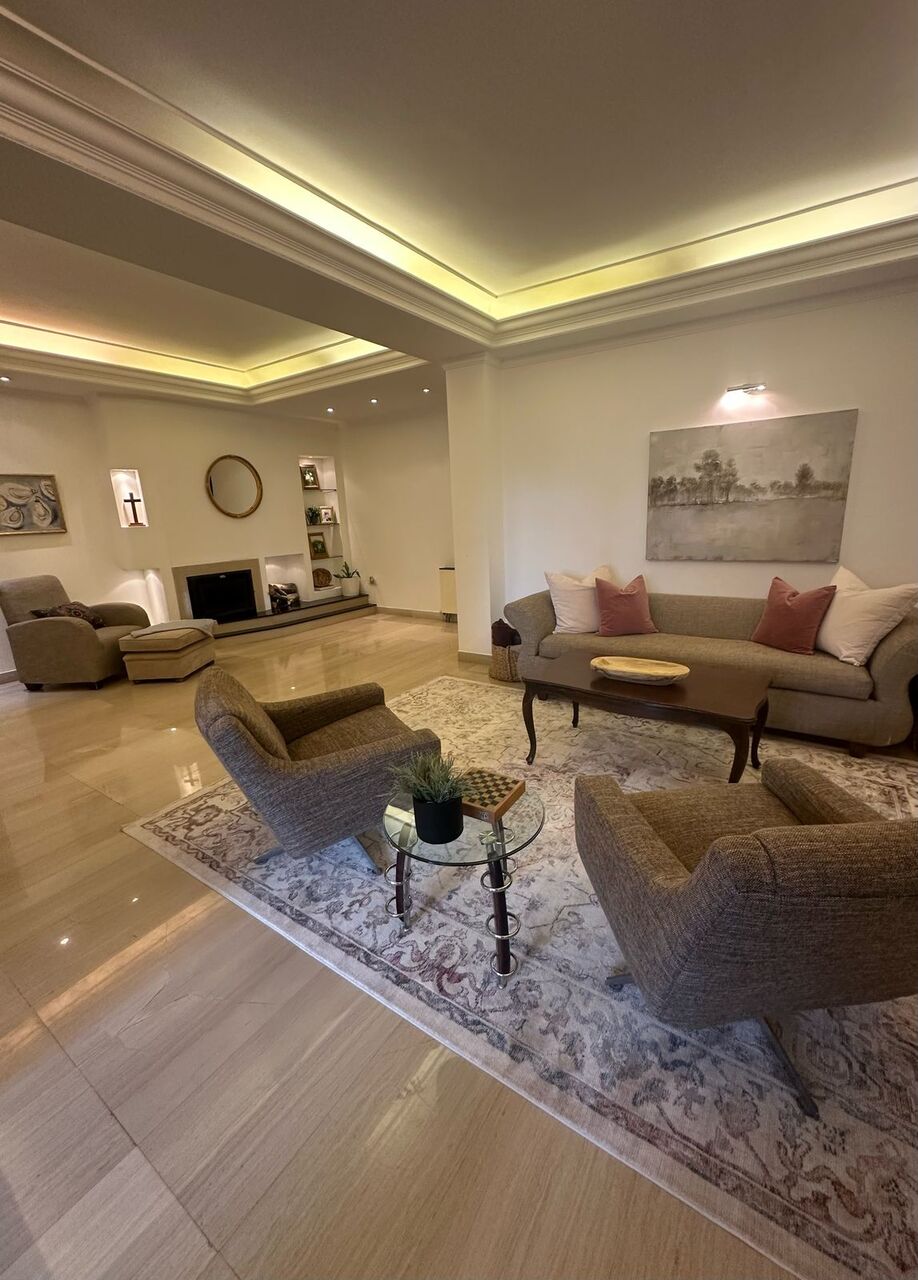 Amman, Apartments, Flats, Houses & Villas, JOD 18000/year,  4 BR,  Part Of Villa Semi Furnished 4B With Big Baconlies, Garden In Shemsani 00962777688956
